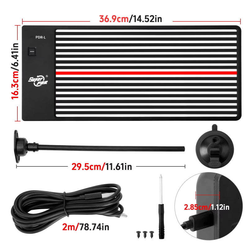 PDR Dent Reflektor LED Lampe Linie Bord Licht Dent Reparatur Werkzeuge Dent Detektor Verwendung für Entfernen...
