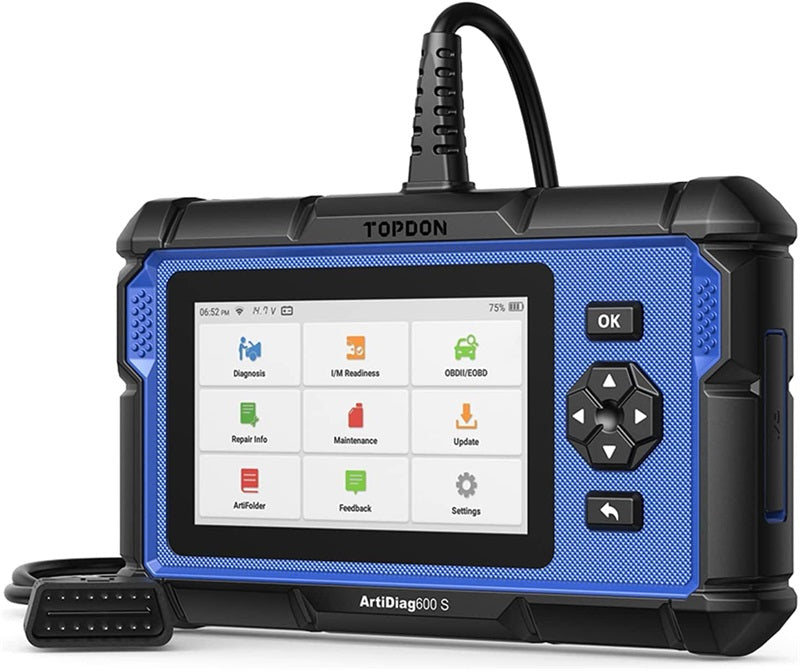 TOPDON ArtiDiag600S OBD2 Diagnosegerät für Fahrzeugsysteme