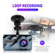 3-in-1 Dashcam mit Rückansicht 1080p HD Nachtsicht
