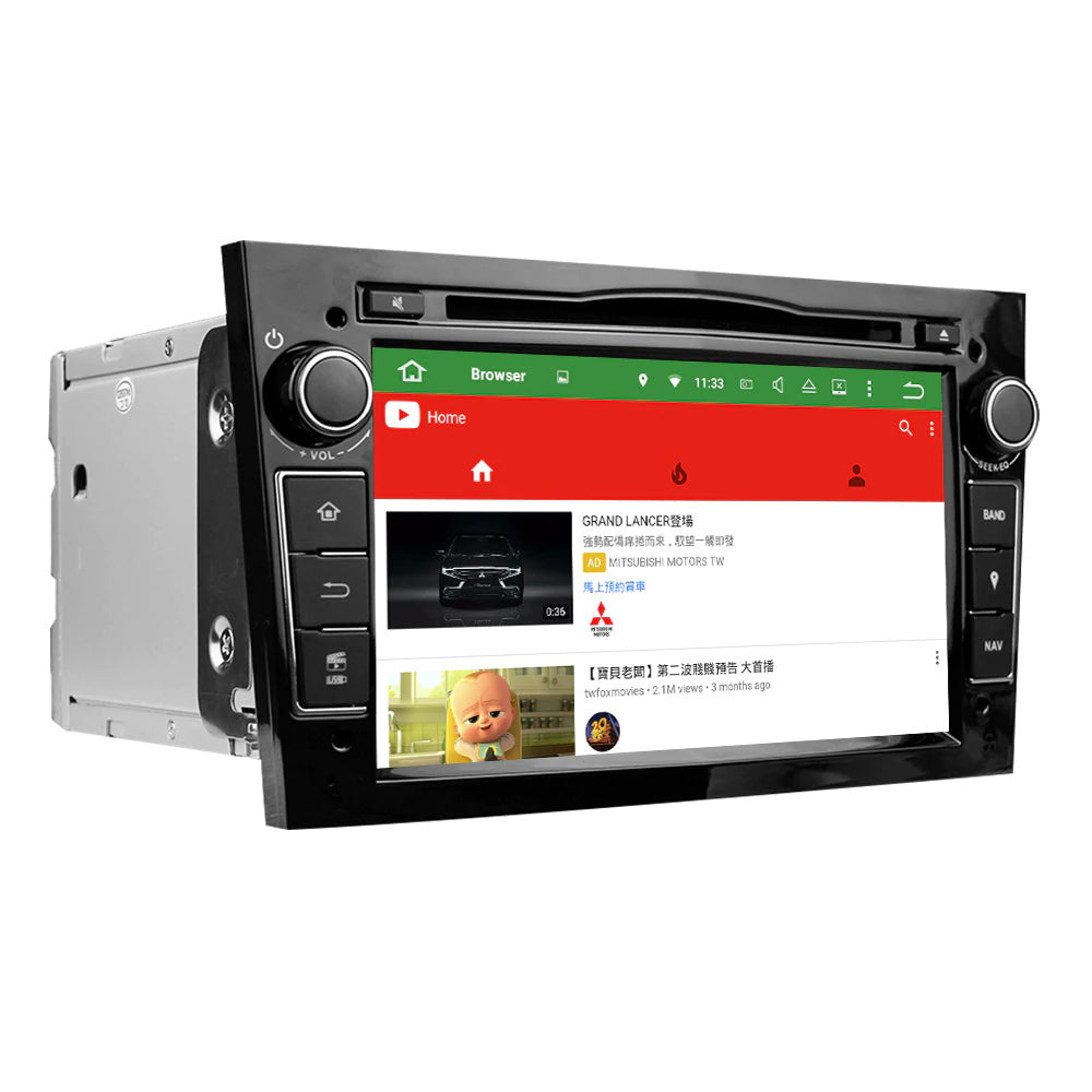 Android Autoradio für Opel Astra, Vectra, Antara, Zafira, Corsa (2003–2006) mit Wireless CarPlay & Android Auto