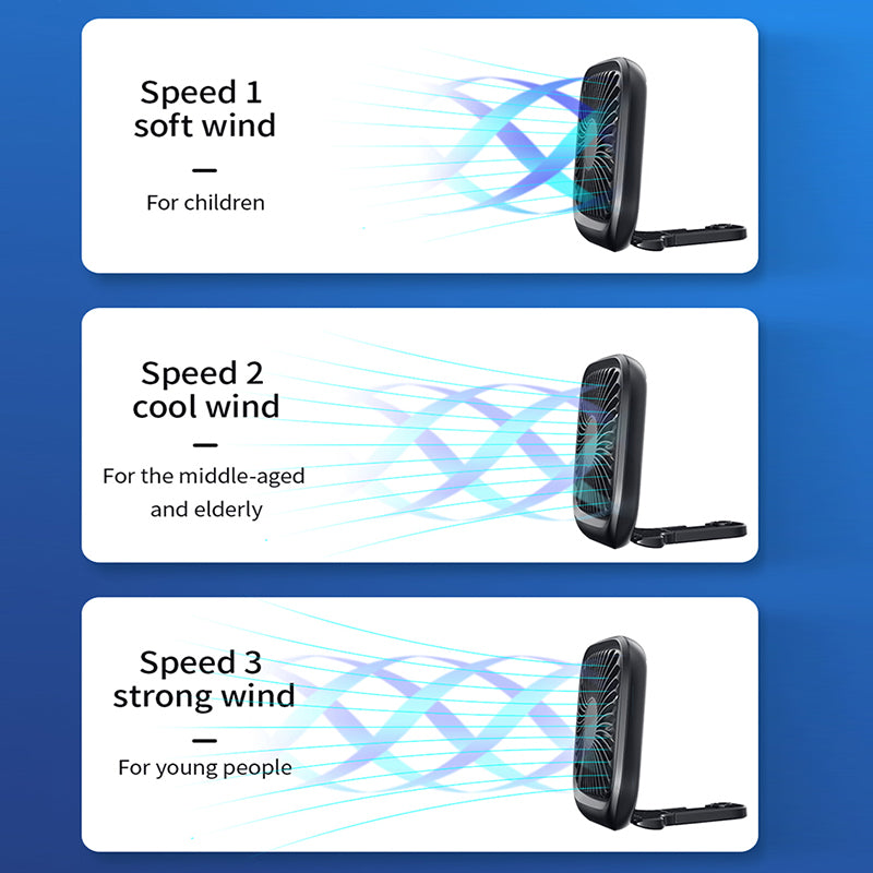 Baseus Auto Fan Kühler Faltbare Schweigen Fan Für Auto Rücksitz Klimaanlage 3 Geschwindigkeit Einstellbar Mini USB Fan Schreibtisch Fan auto Kühlung