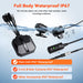 4K Motorrad-Dashcam mit GPS & IP67, 160° Weitwinkel, WLAN‑Fernbedienung
