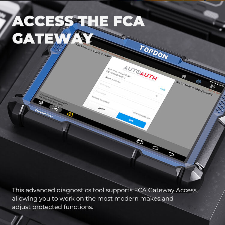 TOPDON Phoenix Smart OBD2 Diagnosegerät für Fahrzeugsysteme