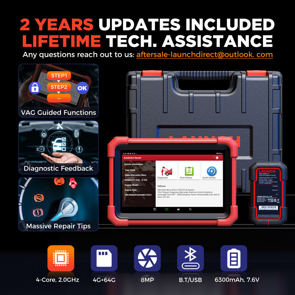 LAUNCH CRP919X BT OBD2 Diagnosegerät für Fahrzeugsysteme