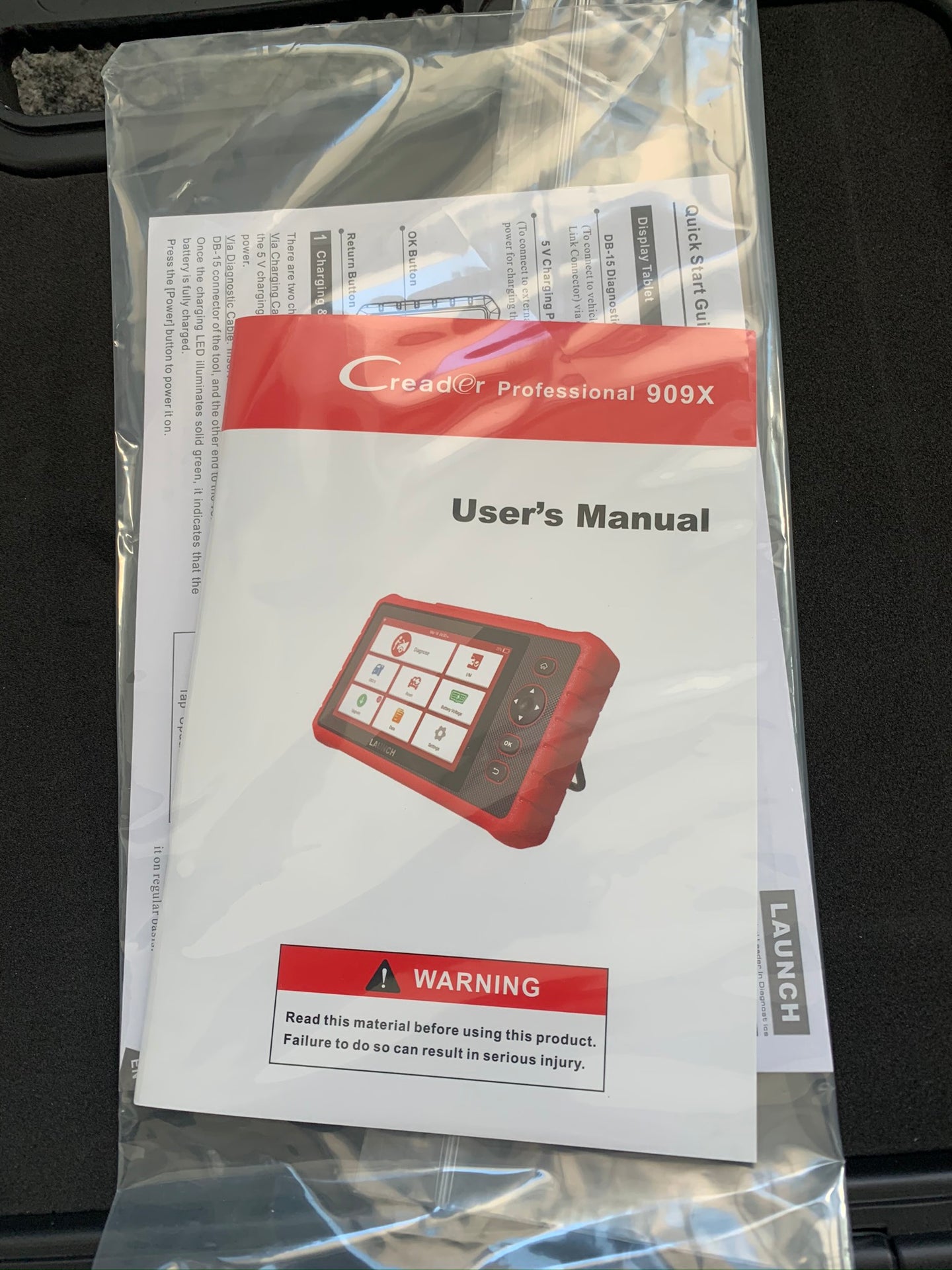 LAUNCH X431 CRP909X OBD2 Diagnosegerät für Fahrzeugsysteme