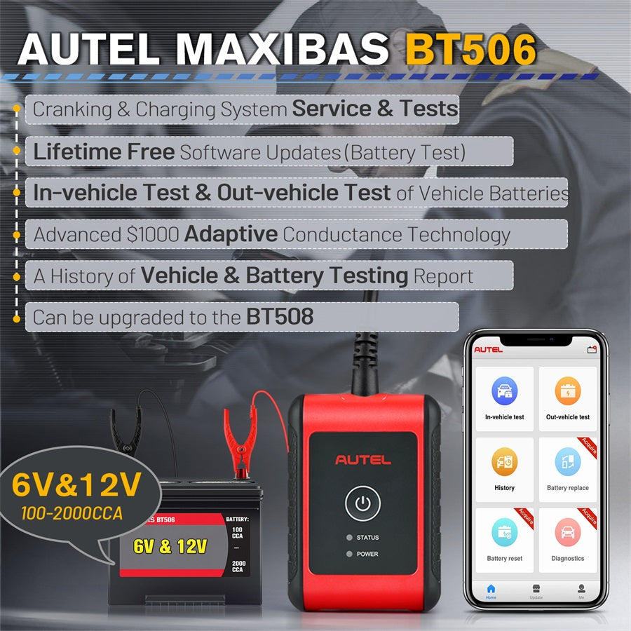 Autel BT506 Batterie- und Systemtester