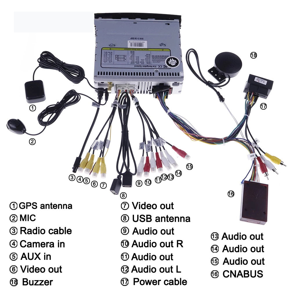 Android Autoradio für Peugeot 207 2009-2012 mit Wireless CarPlay & Android Auto