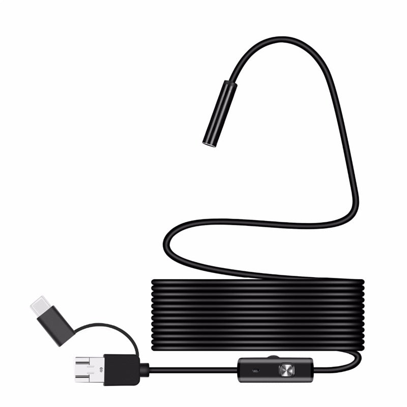 Neue 8.0mm Endoskop Kamera 1080P HD USB Endoskop mit 8 LED IP68 wasserdicht Inspektion Endoskop für Android PC