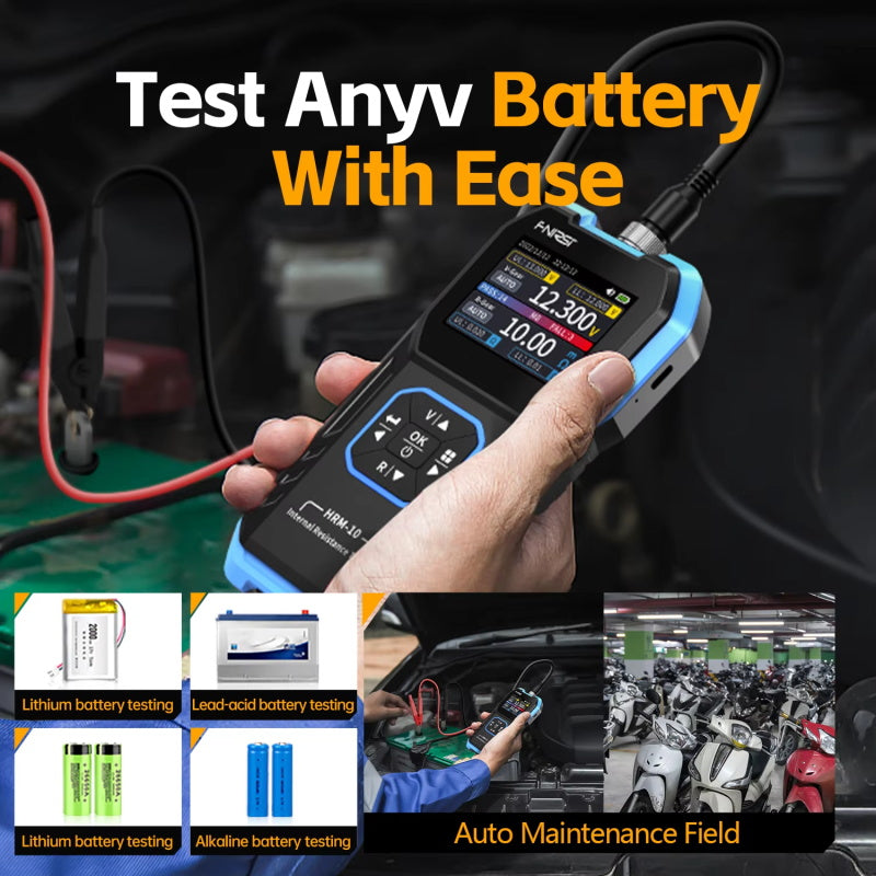 Fnirsi HRM-10 automotive tester, 18650 hohe präzision, ac lithium blei säure batterie spannung interne...
