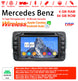 Android Autoradio für Mercedes Benz C-Klasse W203/C209/W209, S-Klasse W203 und CLK C209/W209 1998-2006 mit Wireless CarPlay, Android Auto & DAB+