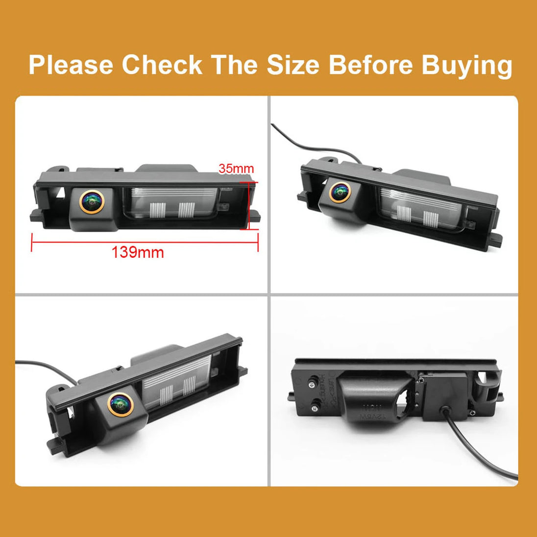 AHD 1080P Rückfahrkamera für Toyota RAV4 XA30 (2003–2012)