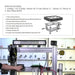 12V-24V LED 6 Gang Schalttafel 600W-1200W Schaltung Steuerrelais System Box Slim Touch Bedienfeld für Boot Jeep UTV Caravan