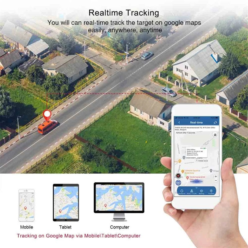 TKSTAR TK905 4G GPS Tracker Auto 5000mAh 90 Tage Standby-Fahrzeug Tracker GPS Locator Wasserdicht Magnet Sprachmonitor
