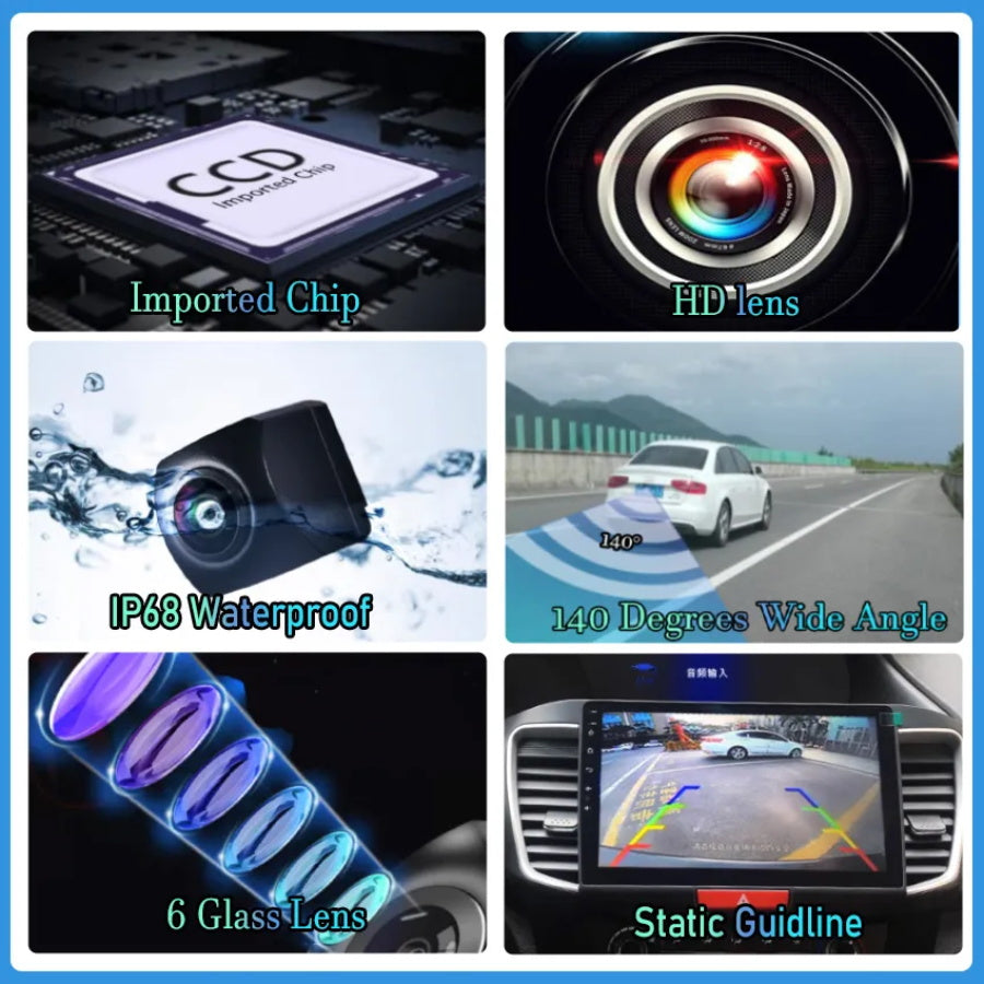 140° HD WLAN Rückfahrkamera für Mercedes-Benz V-Klasse Vito W447, GLA X156, GLC X253, GLE W167, ML W166, GL GLS X166 (2013-2017)