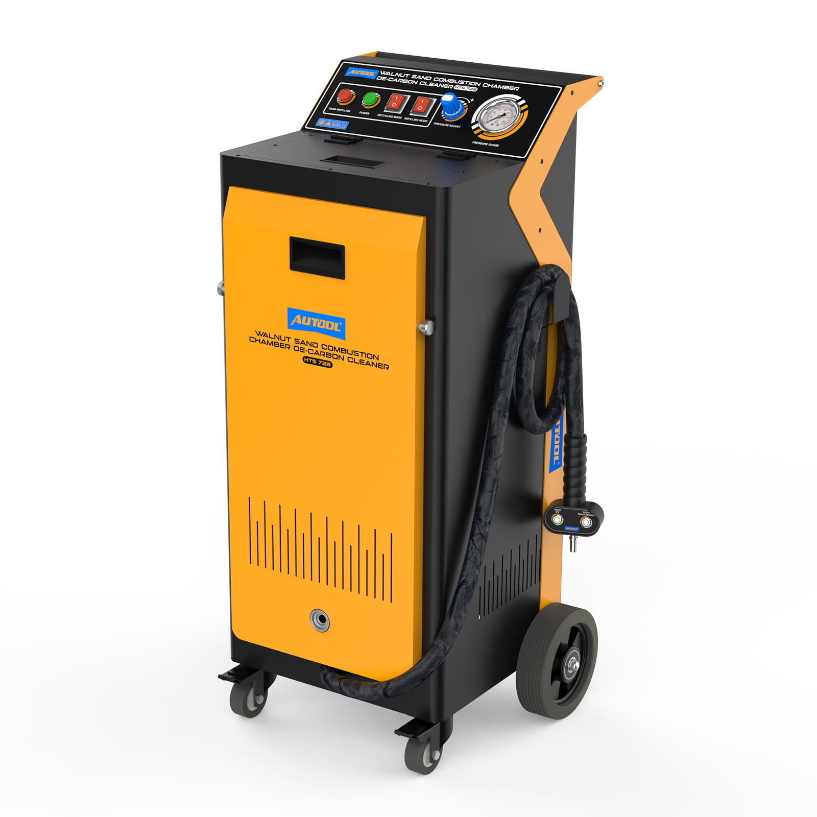 AUTOOL HTS728 Walnussschalen-Strahlgerät zur Motor-Entkohlung
