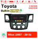Android Autoradio für Toyota Hilux (2007-2015) mit Wireless CarPlay & Android Auto