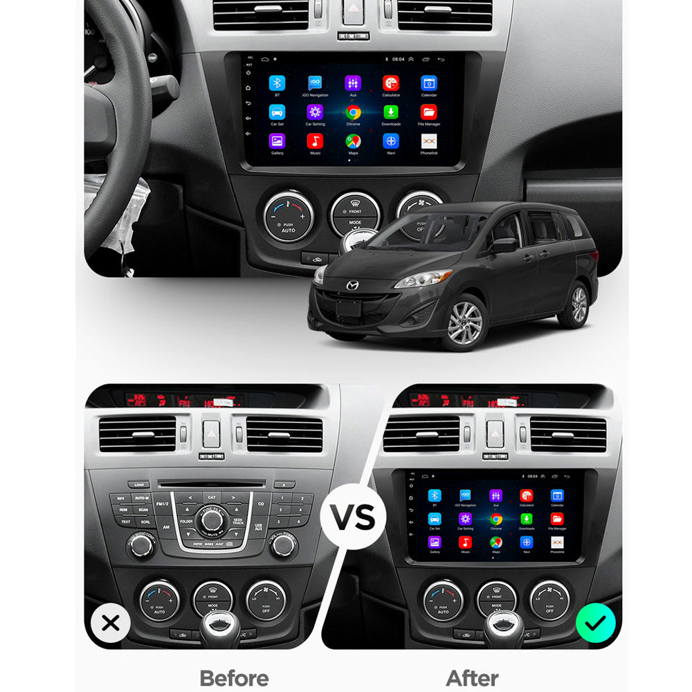 Android Autoradio für Mazda 3 2010-2015 mit Wireless CarPlay & Android Auto