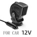 12V/24V Autoheizung & Lüfter | 2-in-1 Defroster & Defogger für Windschutzscheibe | Zigarettenanzünder-Anschluss