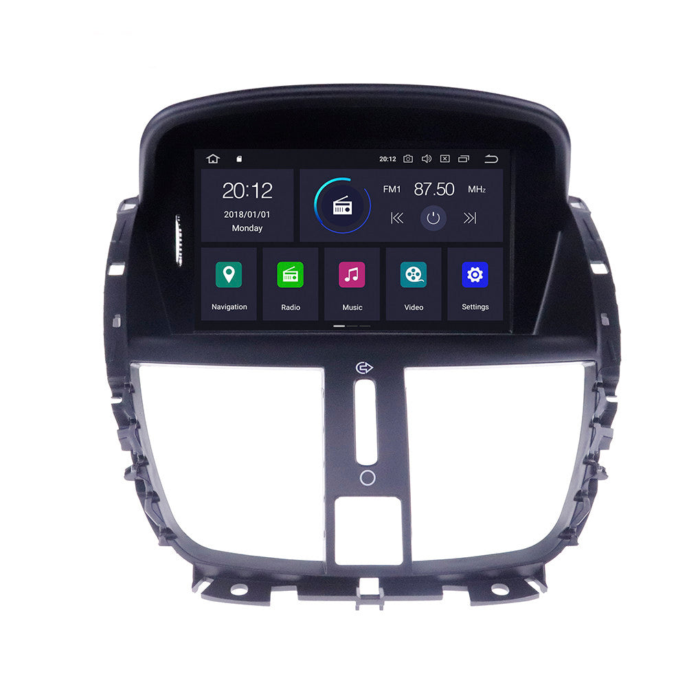 Android Autoradio für Peugeot 207 2009-2012 mit Wireless CarPlay & Android Auto