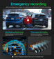 Front- und Rear-Dashcam 4K WiFi Auto-DVR GPS-Videorecorder AI-ISP Farbnachtsicht, Sony Starvis AUTO Dual Dashcam