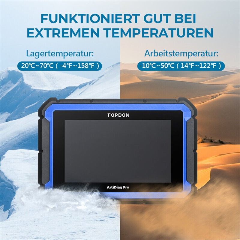 TOPDON ArtiDiag Pro OBD2 Diagnosegerät für Fahrzeugsysteme