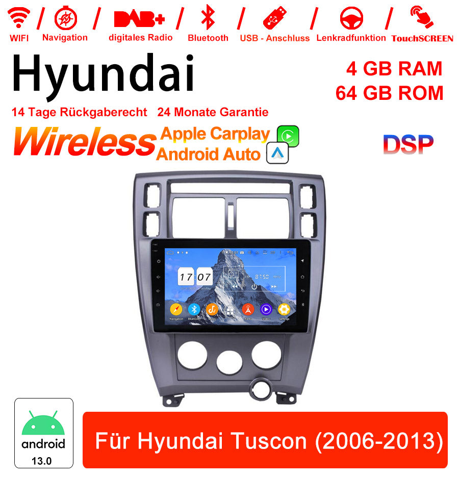 Android Autoradio für Hyundai Tucson 2006-2013 mit Wireless CarPlay & Android Auto