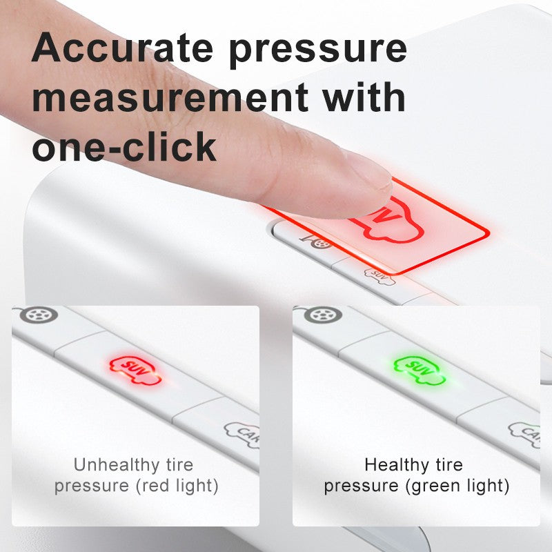 Baseus Intelligente Reifenfüller Auto Tragbare Luftkompressorpumpe DC 12 Volt Auto Reifen Luftpumpe für Auto mit LED-Leuchten