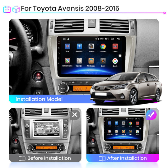 Android Autoradio für Toyota Avensis 2008-2015 mit Wireless CarPlay & Android Auto