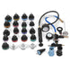 28 Teile/satz Wassertank Leck Detektor Kühler Pumpe Druck Kühlsystem Tester Cap Tool Kit