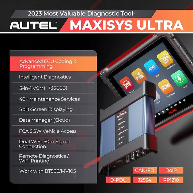 Autel MaxiSys Ultra OBD2 Diagnosegerät für Fahrzeugsysteme