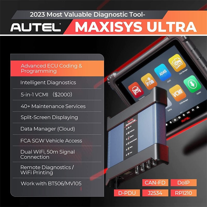 Autel MaxiSys Ultra OBD2 Diagnosegerät für Fahrzeugsysteme