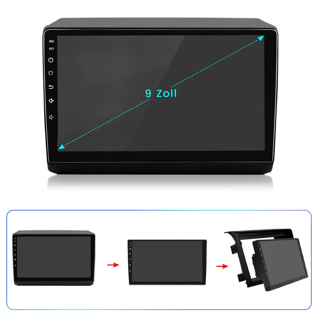 Android Autoradio 9 Zoll für Fiat Ducato 2006-2022 mit Wireless CarPlay & Android Auto