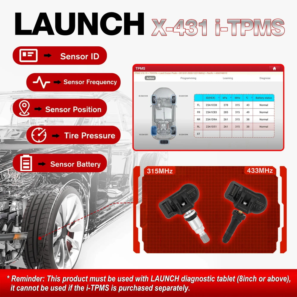 LAUNCH i-TPMS Diagnose-Zubehör