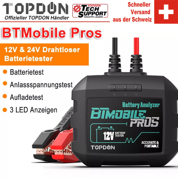 TOPDON BTMobile Pros Batterie- und Ladegerät