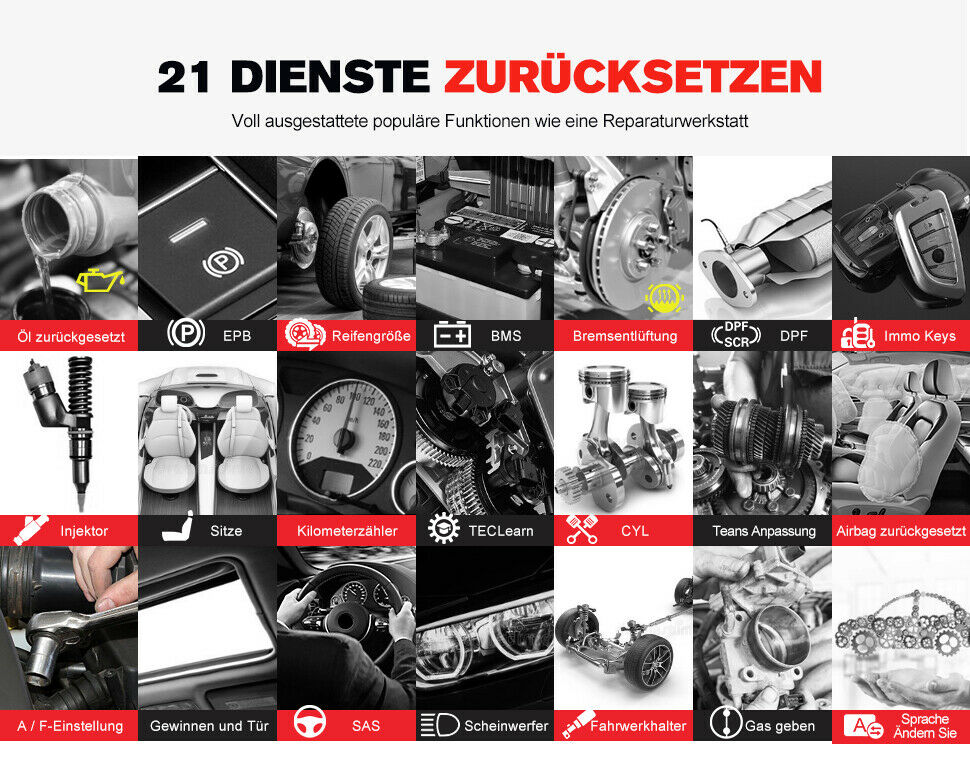 Autel MK808TS TPMS Diagnose- und Programmiergerät
