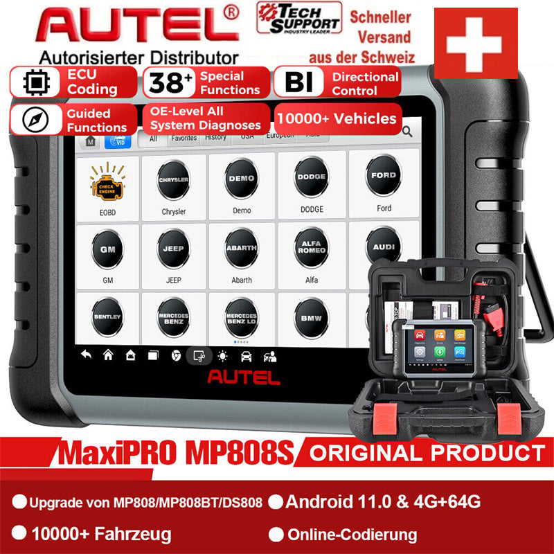 Autel MP808S OBD2 Diagnosegerät für Fahrzeugsysteme