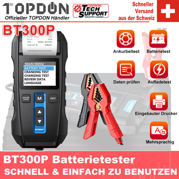 TOPDON BT300P Batterie- und Ladegerät