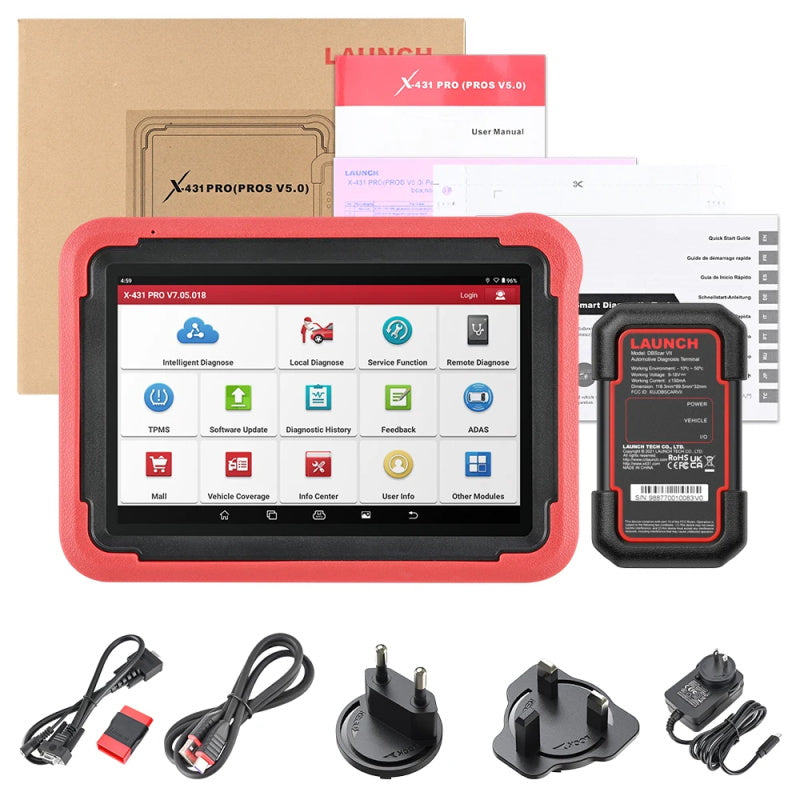 LAUNCH X431 PROS V 5.0 Diagnosegerät mit ECU Codierung & Vollsystemdiagnose