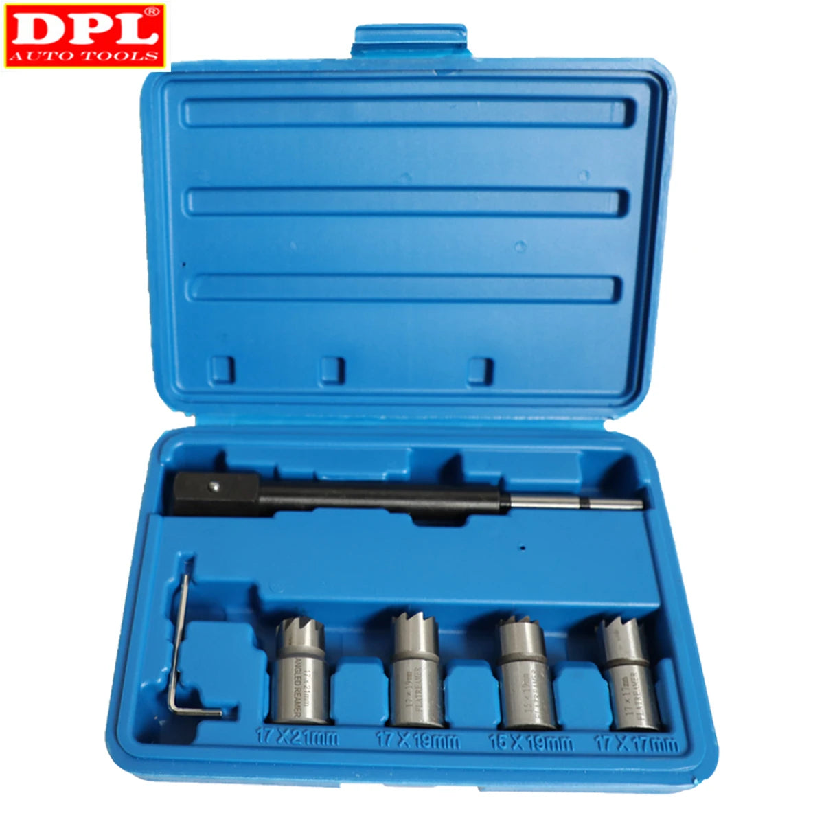 5PCS Diesel Injektor Sitz Cutter Werkzeug Set Reiniger Carbon Schneiden Werkzeug Kit