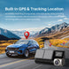 Front- und Rear-Dashcam 4K WiFi Auto-DVR GPS-Videorecorder AI-ISP Farbnachtsicht, Sony Starvis AUTO Dual Dashcam