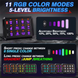 8/12 Gang RGB Schalttafel LED Arbeits licht leiste Schalter Box Controller für Universal autos LKW Boot utv 4x4 4wd