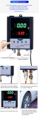 DP-Q03 An der Wand montiertes digitales Reifendruckmessgerät, automatische Reifenfüller-Infationspistole,...