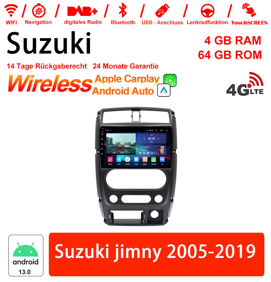 Android Autoradio für Suzuki Jimny 2005-2019 mit Wireless CarPlay & Android Auto