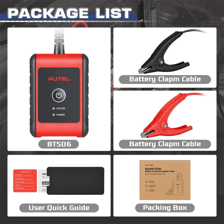 Autel BT506 Batterie- und Systemtester