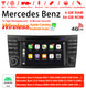 Android Autoradio für Mercedes Benz E-Klasse W211, CLS W219 und G-Klasse W463 2002-2010 mit Wireless CarPlay, Android Auto & DAB+