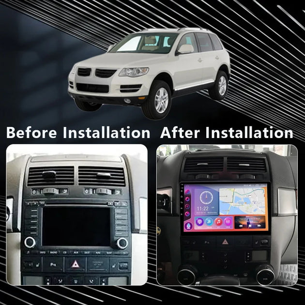 9 Zoll Android 13.0 Autoradio für VW Touareg (2003-2010) mit Wireless CarPlay & Android Auto