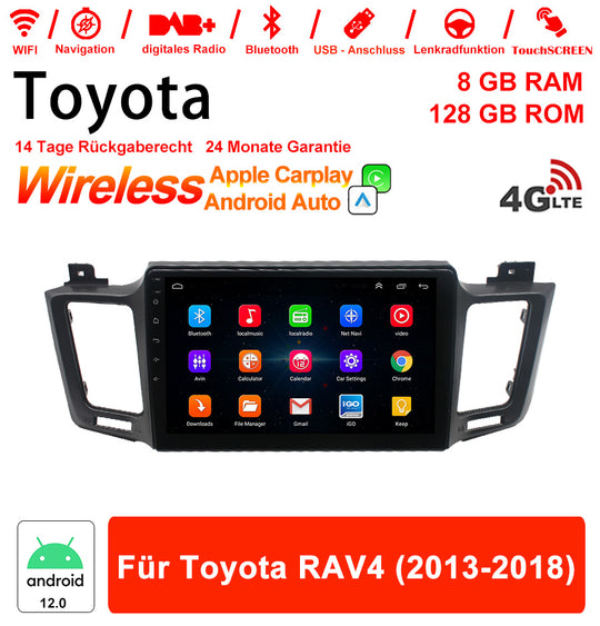 Android Autoradio für Toyota RAV4 2013-2018 mit Wireless CarPlay & Android Auto