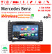 Android Autoradio für Mercedes Benz A-Klasse W169, B-Klasse W245 und Vito 2005-2012 mit Wireless CarPlay, Android Auto & DAB+