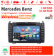 Android Autoradio für Mercedes Benz A-Klasse W169, B-Klasse W245 und Vito 2005-2012 mit Wireless CarPlay, Android Auto & DAB+