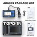 TOPDON ArtiDiag600S OBD2 Diagnosegerät für Fahrzeugsysteme